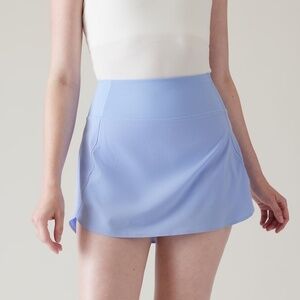 NEW Athleta Run With It 14” Skort Periwinkle Blue Women’s Size XSmall Skirt